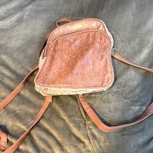 Velvet Pink mini Backpack